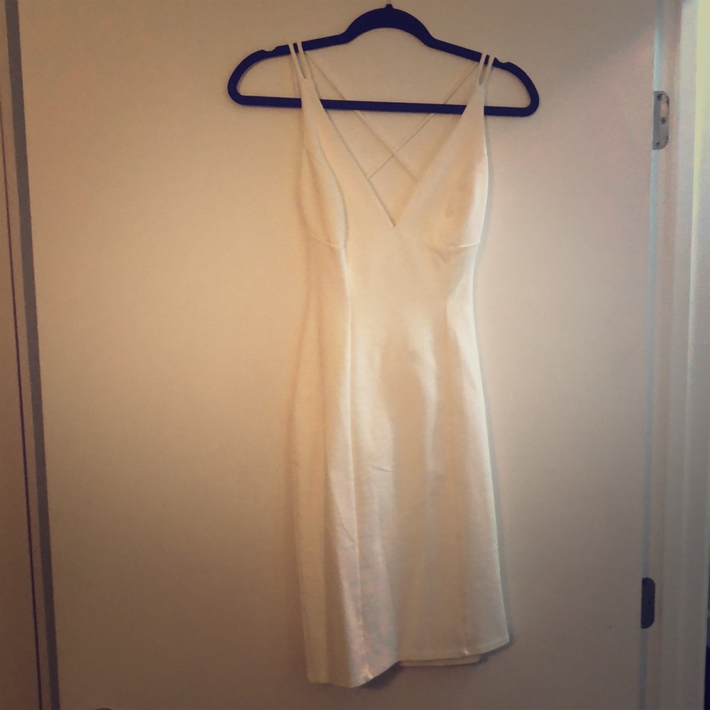 White/Ivory Midi Dress by Lulu’s